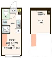 LEDミラージュFの間取り画像