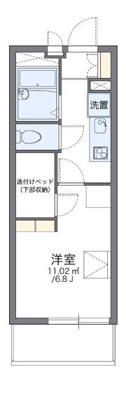 レオパレスすみだの間取り画像