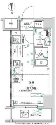 クラリッサ横浜ロッソの間取り画像
