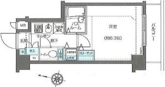 フェニックス西新宿弐番館の間取り画像