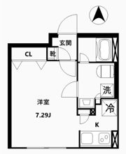 CREAL高田馬場Ⅱの間取り画像
