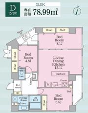 ウテナ西麻布の間取り画像