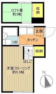 サンハイツの間取り画像