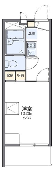 レオパレス川端Ⅱの間取り画像