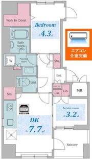 レジディア御茶ノ水プレイスの間取り画像