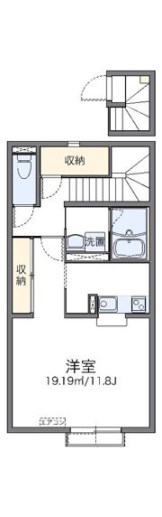 レオネクストマンダリーヌⅥの間取り画像