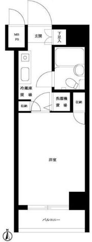 ルーブル下井草の間取り画像