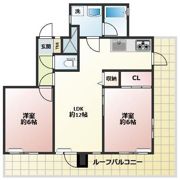 西落合ニューヨークマンションの間取り画像
