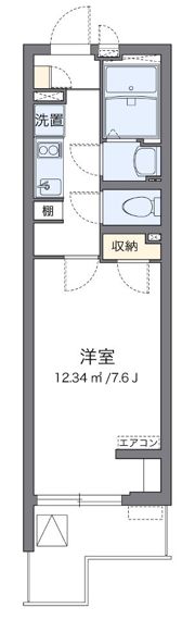クレイノアムレット 矢口渡の間取り画像