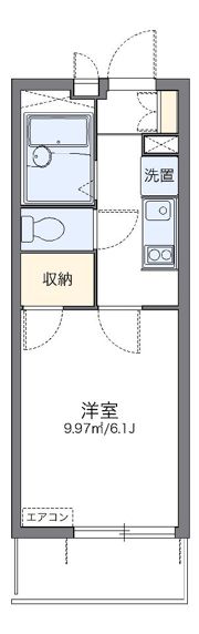 レオパレスハネダの間取り画像