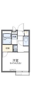 レオパレスヴィラ ゼルコバの間取り画像