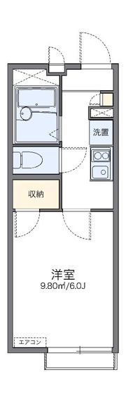 レオパレスV Fieldの間取り画像
