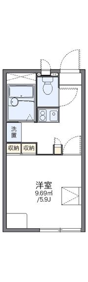 レオパレスアルバの間取り画像