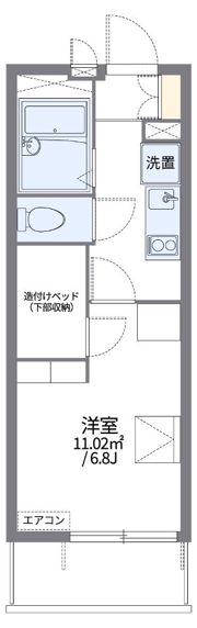 レオパレスイエルバの間取り画像