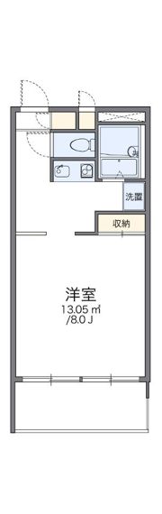 レオパレスカサグランデの間取り画像