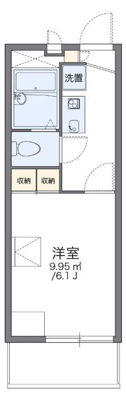 レオパレスOak Gardenの間取り画像