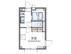 レオパレスブライトン ヒルの間取り画像