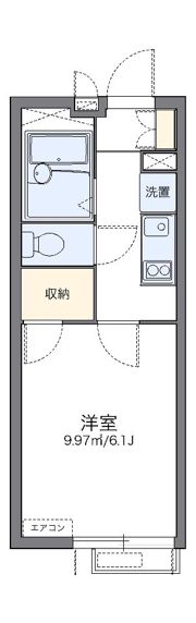 レオパレスシード石川台の間取り画像