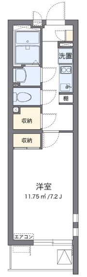 クレイノ港北Ⅱの間取り画像