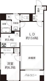 メゾン・ド・日本橋久松町の間取り画像