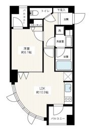 カスタリア高輪台の間取り画像