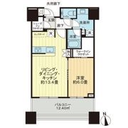白金ザ・スカイ東棟の間取り画像