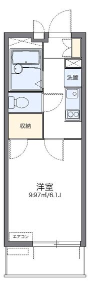 レオパレスプランドールKの間取り画像