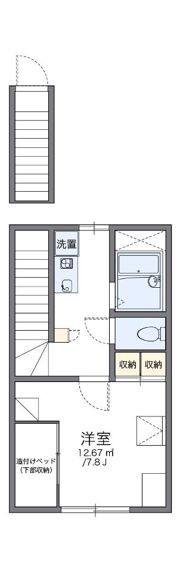 レオパレスベールの間取り画像