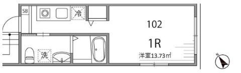 ファブール蒲田の間取り画像