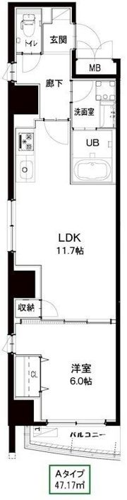 シルヴァーアウルの間取り画像