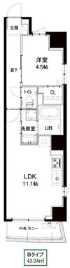 シルヴァーアウルの間取り画像