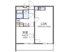 レオパレス多摩川の間取り画像