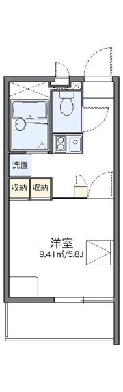 レオパレス多摩川の間取り画像