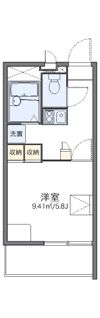 レオパレス多摩川の間取り画像