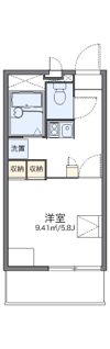 レオパレス多摩川の間取り画像