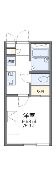レオパレス虹の間取り画像