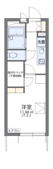 レオパレス氷川台さくらガーデンの間取り画像