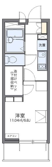 レオパレスユニティの間取り画像