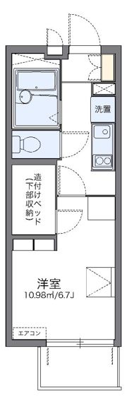 レオパレスユニティの間取り画像