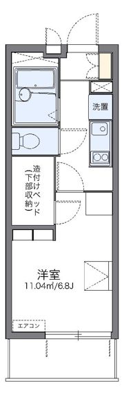 レオパレスユニティの間取り画像