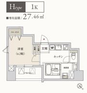 プライマル月島の間取り画像