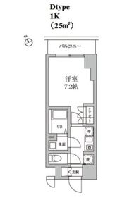 レジディア日本橋馬喰町Ⅱの間取り画像