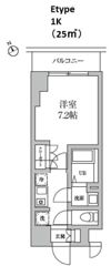 レジディア日本橋馬喰町Ⅱの間取り画像
