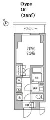 レジディア日本橋馬喰町Ⅱの間取り画像