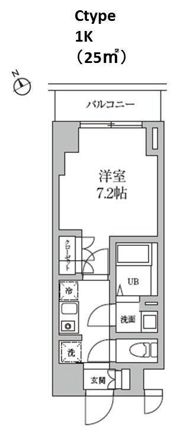 レジディア日本橋馬喰町Ⅱの間取り画像