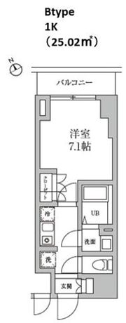レジディア日本橋馬喰町Ⅱの間取り画像