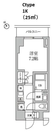 レジディア日本橋馬喰町Ⅱの間取り画像