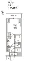 レジディア日本橋馬喰町Ⅱの間取り画像