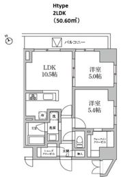 レジディア日本橋馬喰町Ⅱの間取り画像
