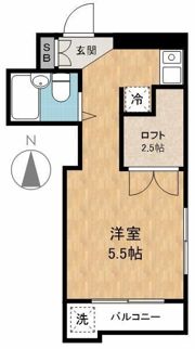 MAISON IWAIDE Aの間取り画像